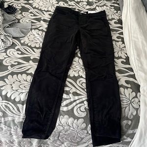 Black Suade - size 26 high rise skinny jeans